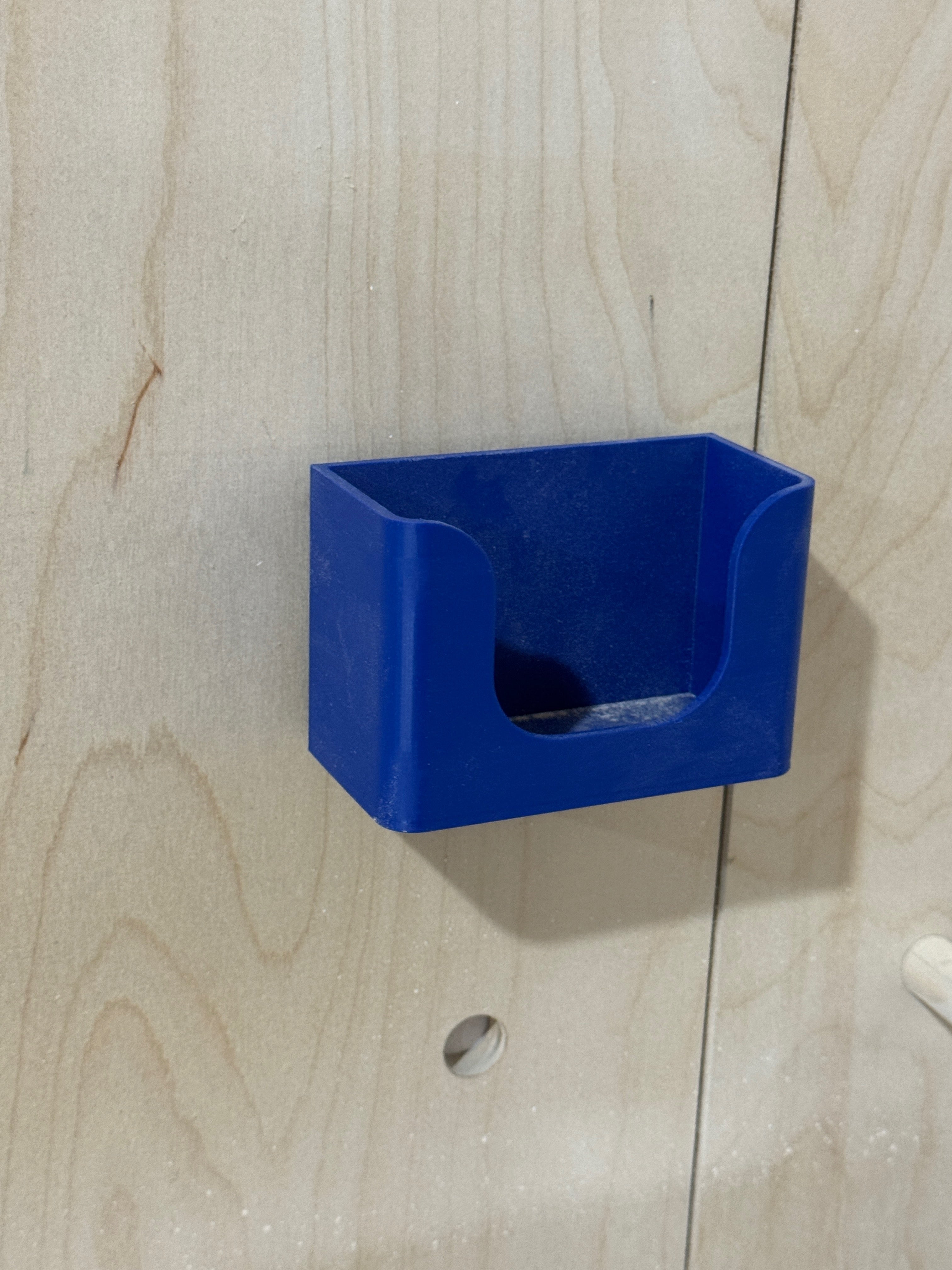 Pegboard Card Holder (4x6) — 3D Printed Display for 3/4" Hole Pegboards