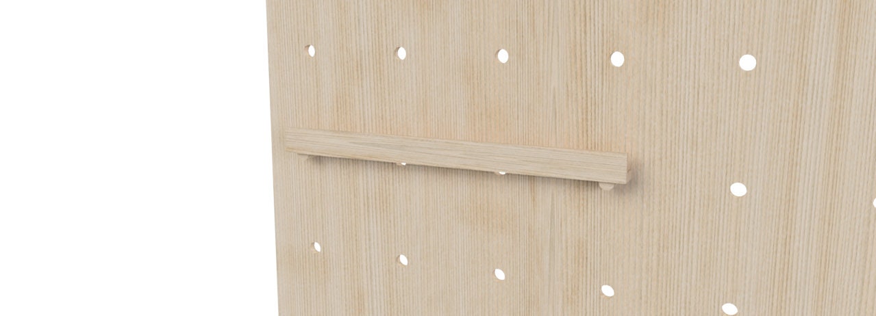 Book Shelves for Modern Pegboard