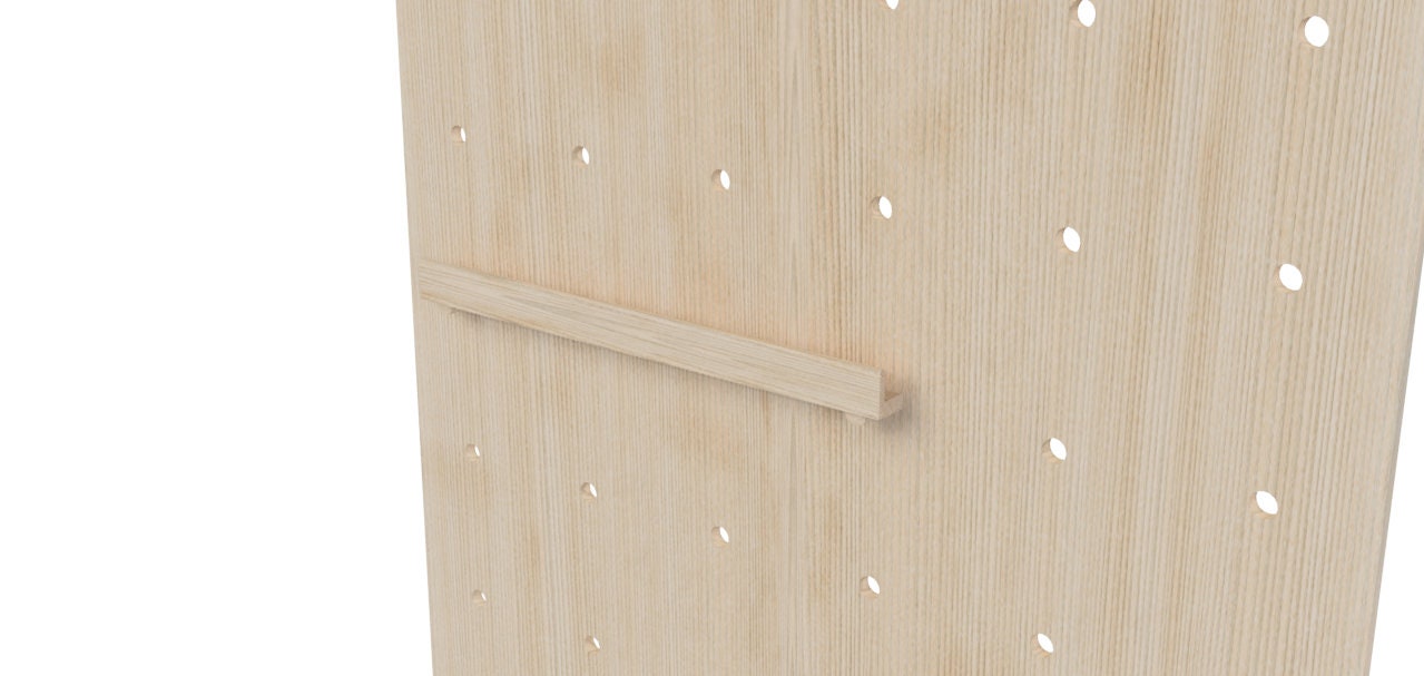 Book Shelves for Modern Pegboard