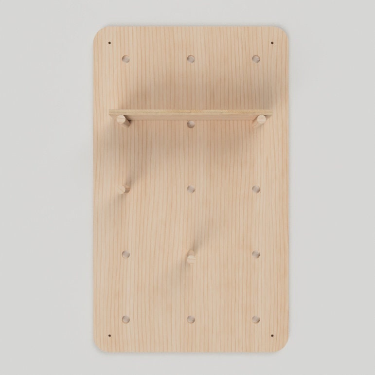 Modern Pegboard with Rounded Corners