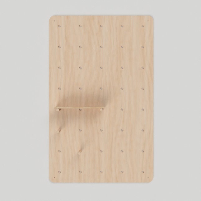 Modern Pegboard with Rounded Corners