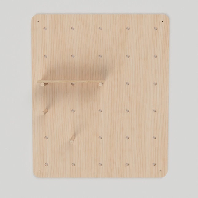 Modern Pegboard with Rounded Corners