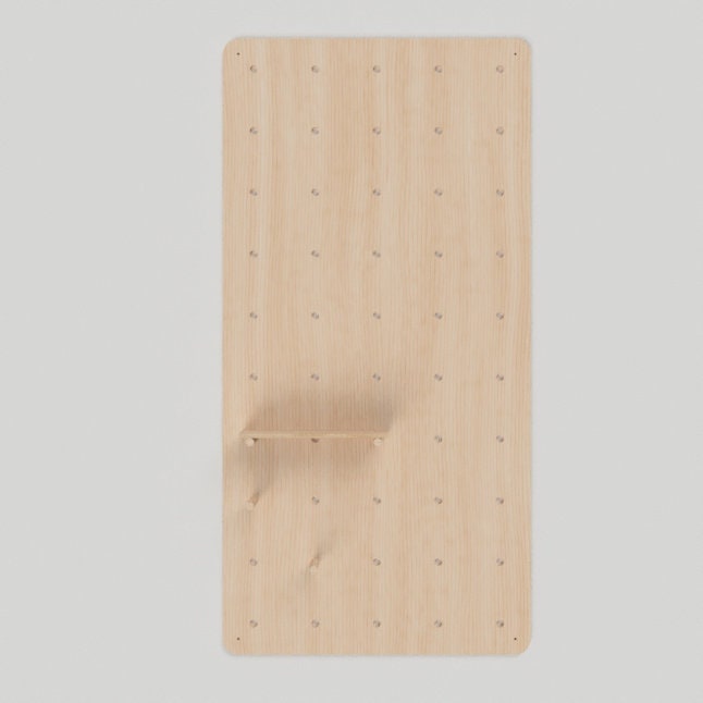 Modern Pegboard with Rounded Corners