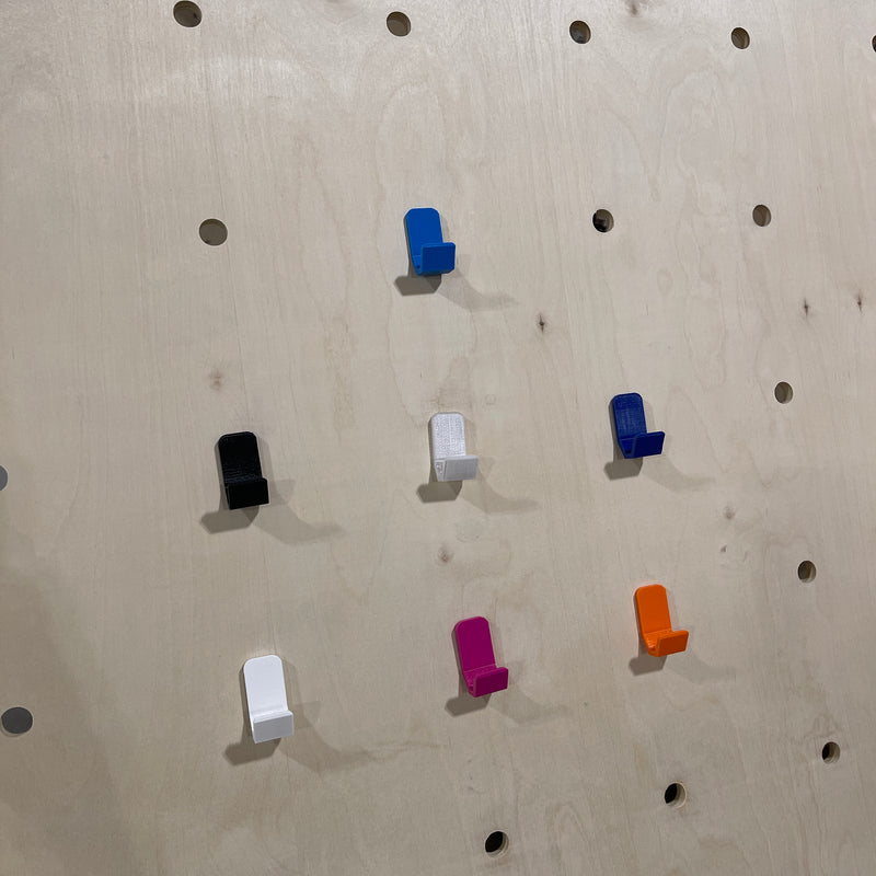 Megahooks for TexWoodBuilds Wooden Pegboards