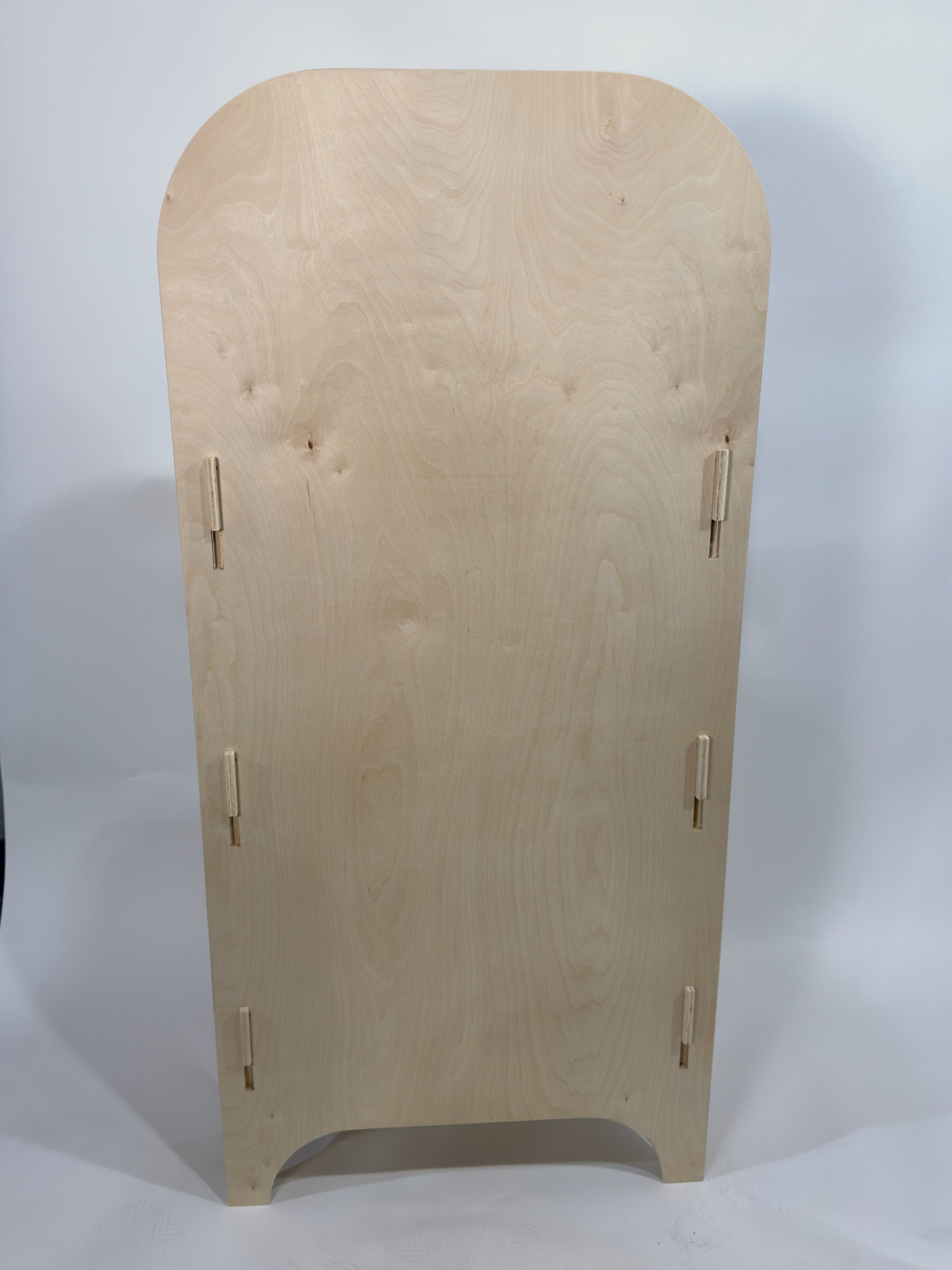 Flat Packed Plywood Bookshelf Display for Retail Popup Trade Shows and Booths