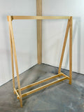 Flat Pack Portable Clothing Rack for Retail Store and Pop Ups