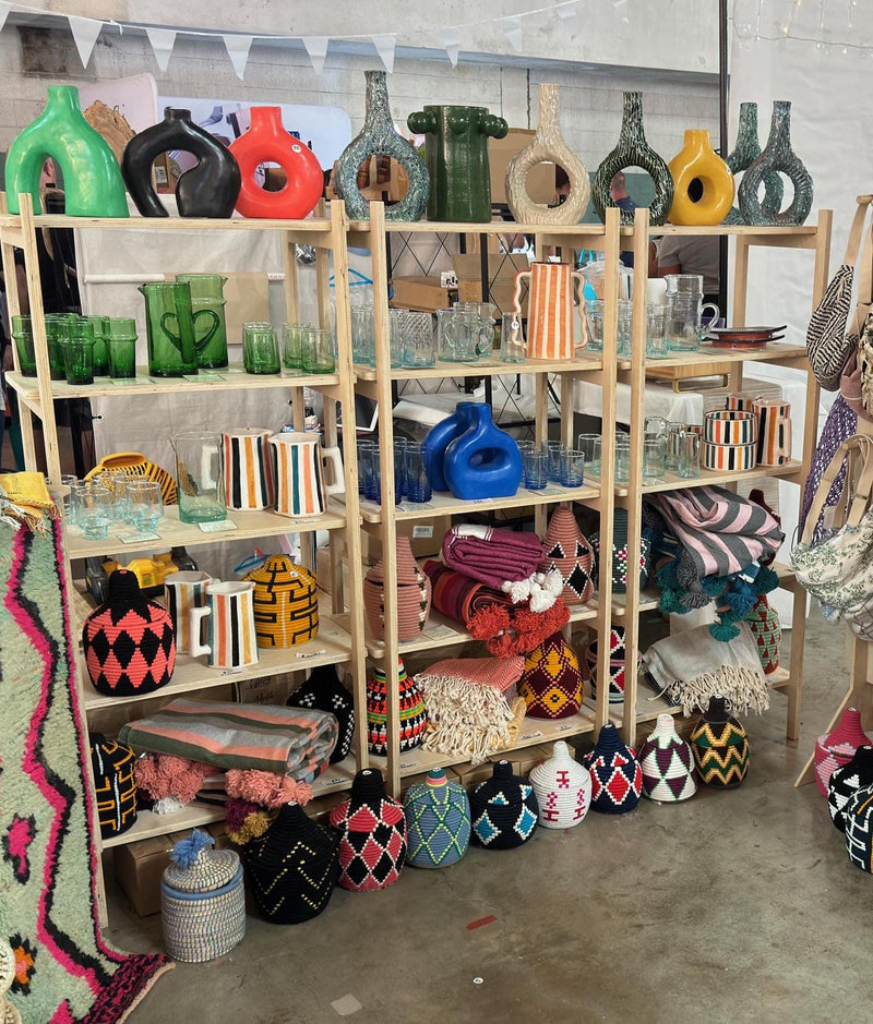 Flat Pack Bookshelf for Vendor Booths – Folding Plywood Display Shelving for Craft Fairs, Markets, Retail & Trade Shows