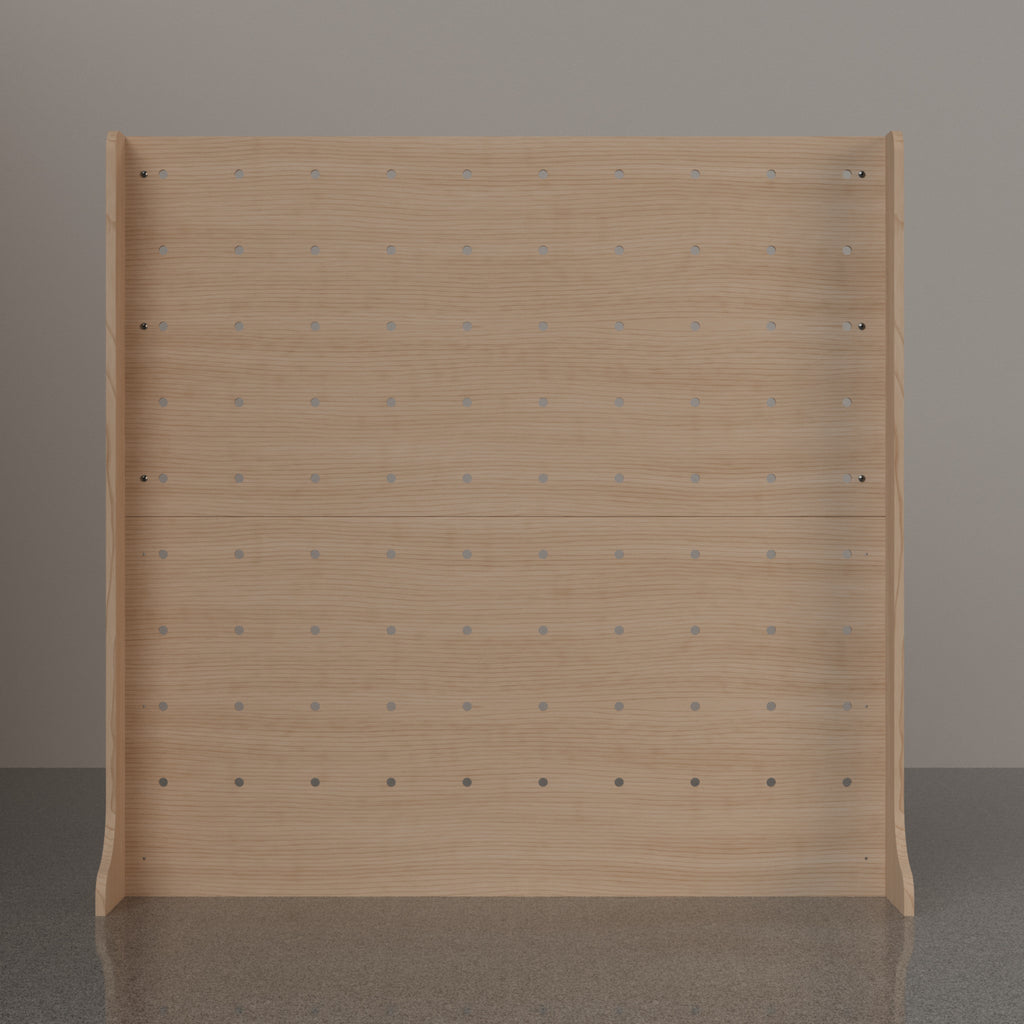 Modern Pegboard Wall Display for Retail, Craft & Trade Shows